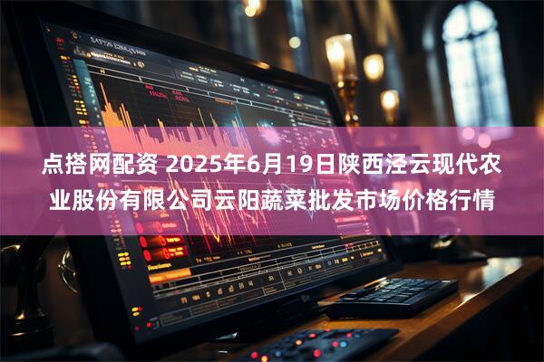 点搭网配资 2025年6月19日陕西泾云现代农业股份有限公司云阳蔬菜批发市场价格行情