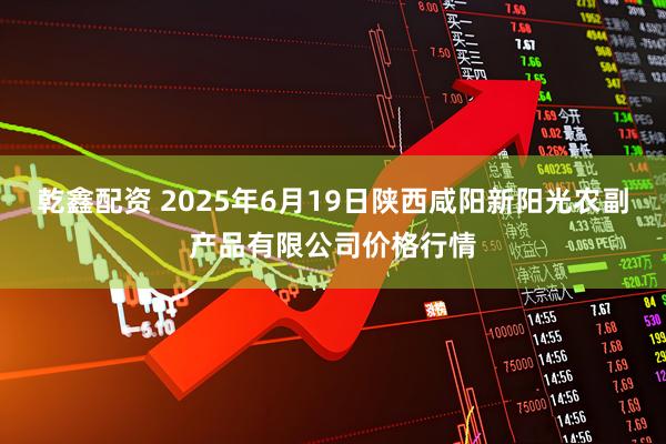 乾鑫配资 2025年6月19日陕西咸阳新阳光农副产品有限公司价格行情