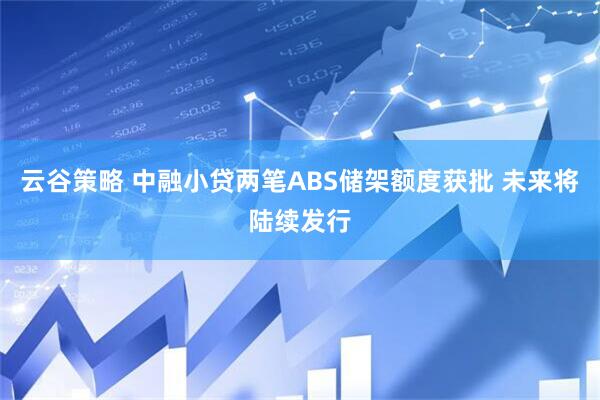 云谷策略 中融小贷两笔ABS储架额度获批 未来将陆续发行