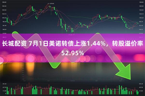 长城配资 7月1日美诺转债上涨1.44%，转股溢价率52.95%